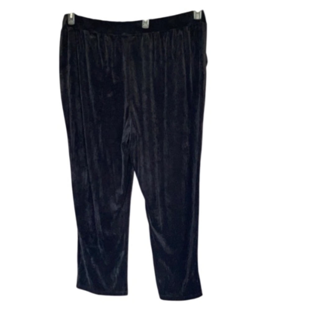 Emily Daniels black pull on knit corduroy pant size 3X - Picture 17 of 17